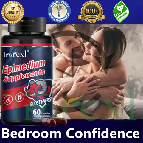 Natural Epimedium Capsules Enhance Endurance Supplement : Boost potency & Morning Power (Men's Health Secret)