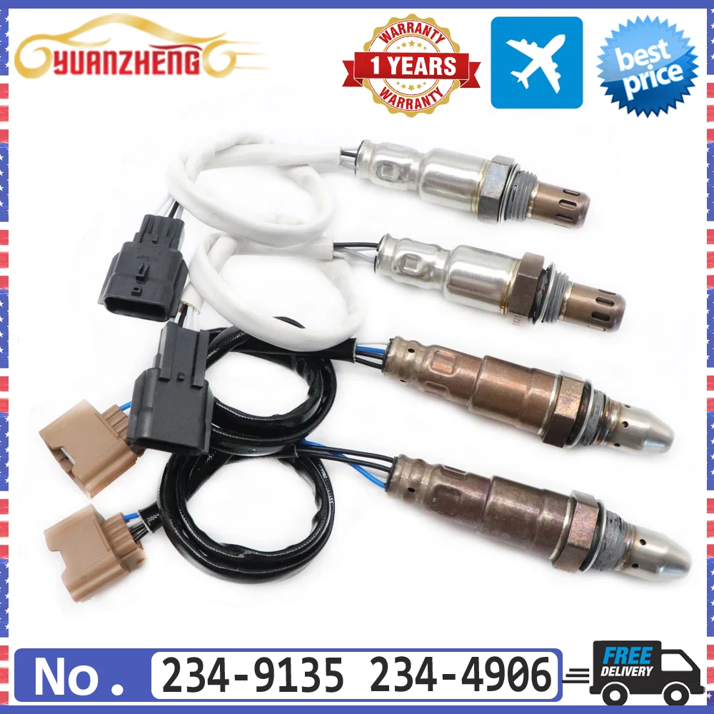 

4PCS Car NEW Upstream Downstream Air Fuel Ratio Lambda Oxygen Sensor 234-9135 234-4906 for Nissan Xterra Frontier V6 4.0L 13-14