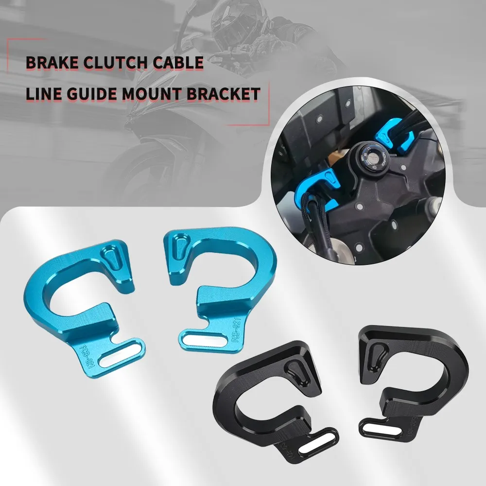 

Motorcycle IBEX450 For CFMOTO CF MOTO 450MT 450 MT IBEX 2024-2025 MT450 Brake Clutch Cable Line Guide Mount Bracket Accessories