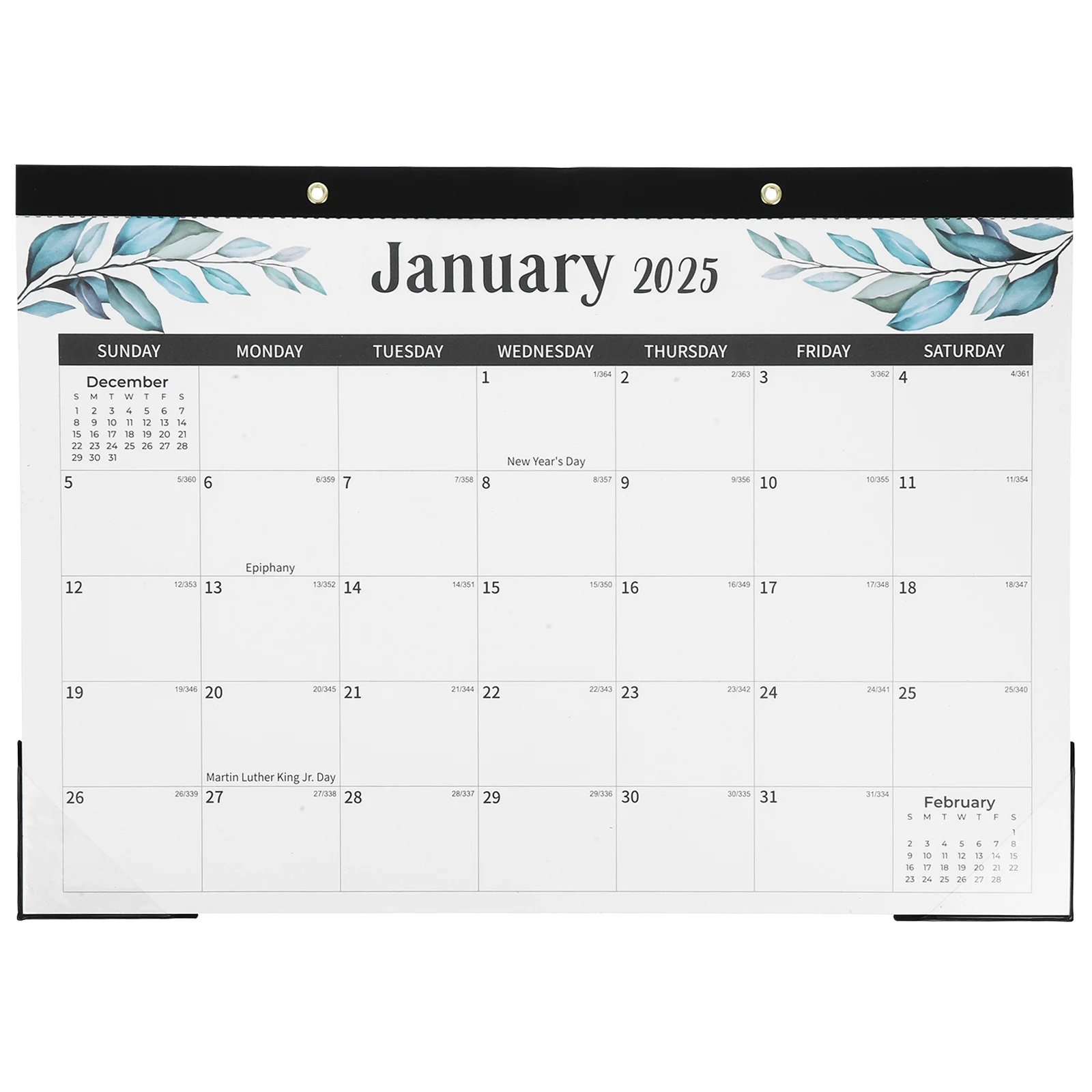 

18 Month Wall Calendar 2025 2026 Hanging Tear Off Monthly Planner Home Office Desk Resistant Write PVC