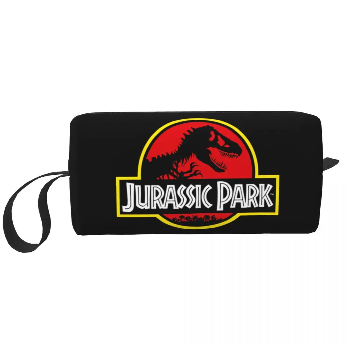 Custom Jurassics Park Toiletry Bag Women Dinosaur World Cosmetic Makeup Organizer Ladies Beauty Storage Dopp Kit Case