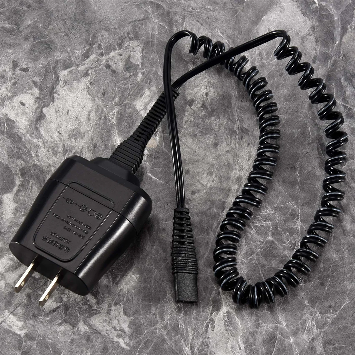 B58A Power Cord for Braun Shaver Series 7 3 5 S3 Charger for Braun Electric Razor 190/199 Replacement 12V Adapter US Plug