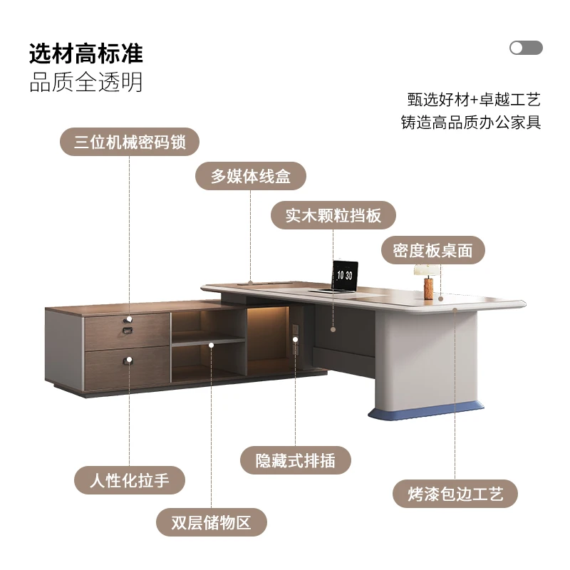 Mesa chefe mesa simples e moderna mesa de moda