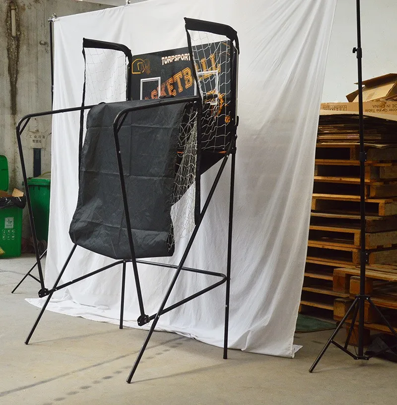 Indoor Double Electronic Shooting Machine, Low Cost Children's Double Basketball Stand, New Shooting Stand, Basketball Machine