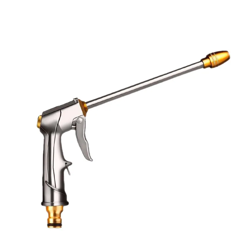 رذاذ حديقة من النحاس النقي، فوهة خرطوم الضغط العالي، مسدس رش قابل للتعديل لسقي النباتات #3
