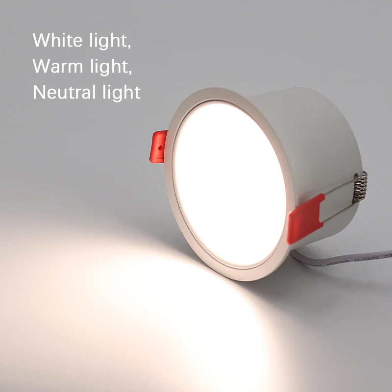 Zigbee – spot lumineux LED encastrable pour maison connectée, rond, carré, simple, deux ou trois têtes, luminaire de plafond