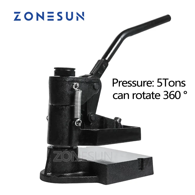 ZONESUN 8360 Hand Pressure Sampling Machine,Laser Knife Mold Leather Stamping Machine,Manual Leather Mold Die Cutting Machine