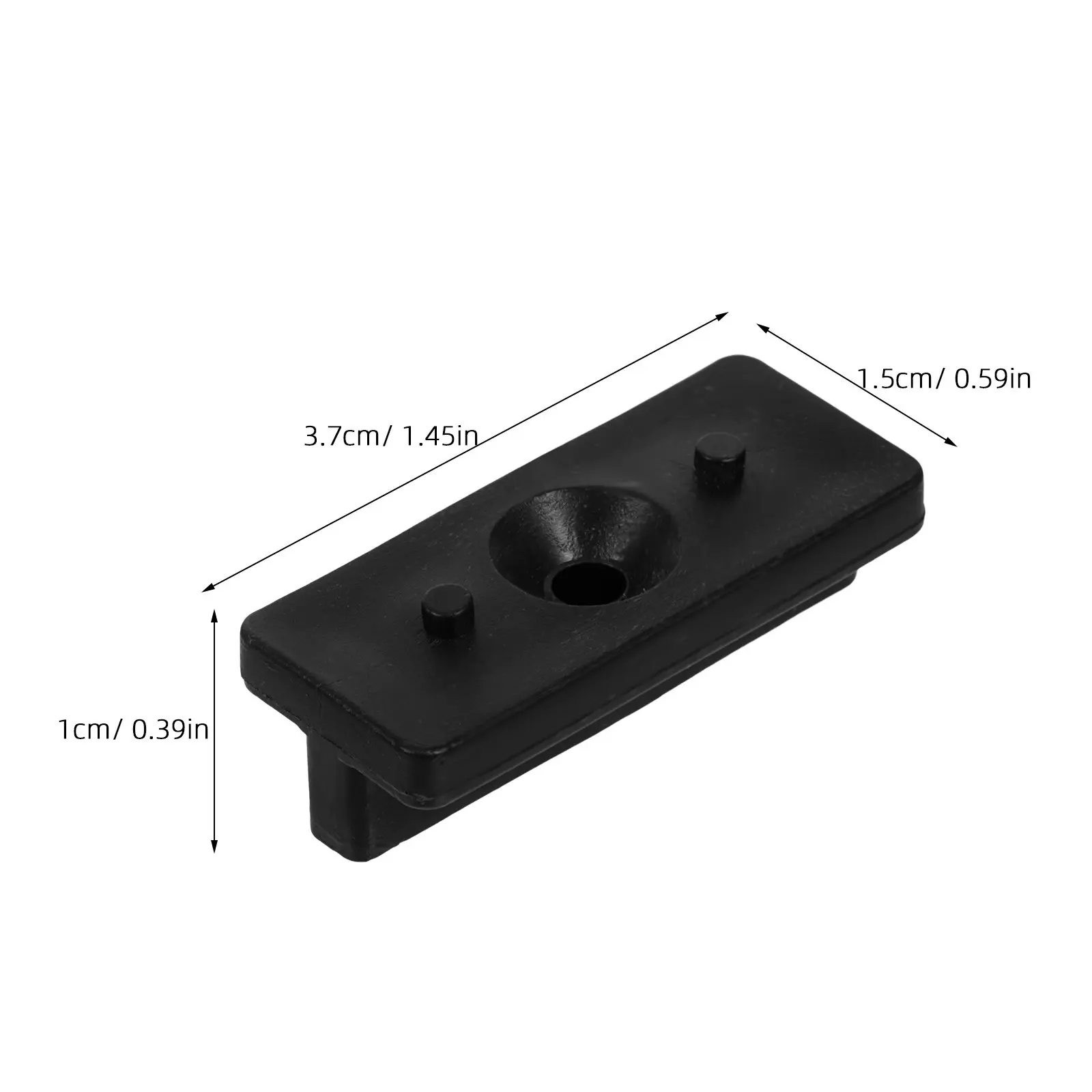 Deck Fasteners 100Pcs Composite Decking Clips Plastic Hidden Fixing Narrow Gap Board Fastening System