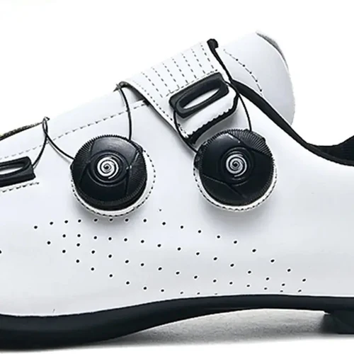 Imagen 2 del producto Zapatillas de ciclismo MTB para hombre, botas deportivas para bicicleta de carretera, zapatillas planas de velocidad de carreras, calzado para bicicleta de montaña, zapatos de ciclismo con Pedal Spd