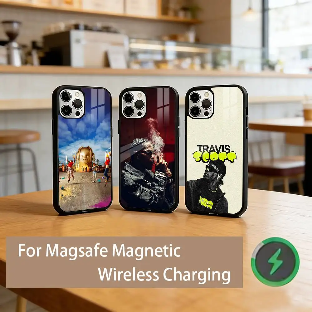 

T-Travis S-Scott Rapper Phone Case For iPhone17,16,15,14,13,12,11 Plus,Pro Magnetic with Magsafe Wireless Charging