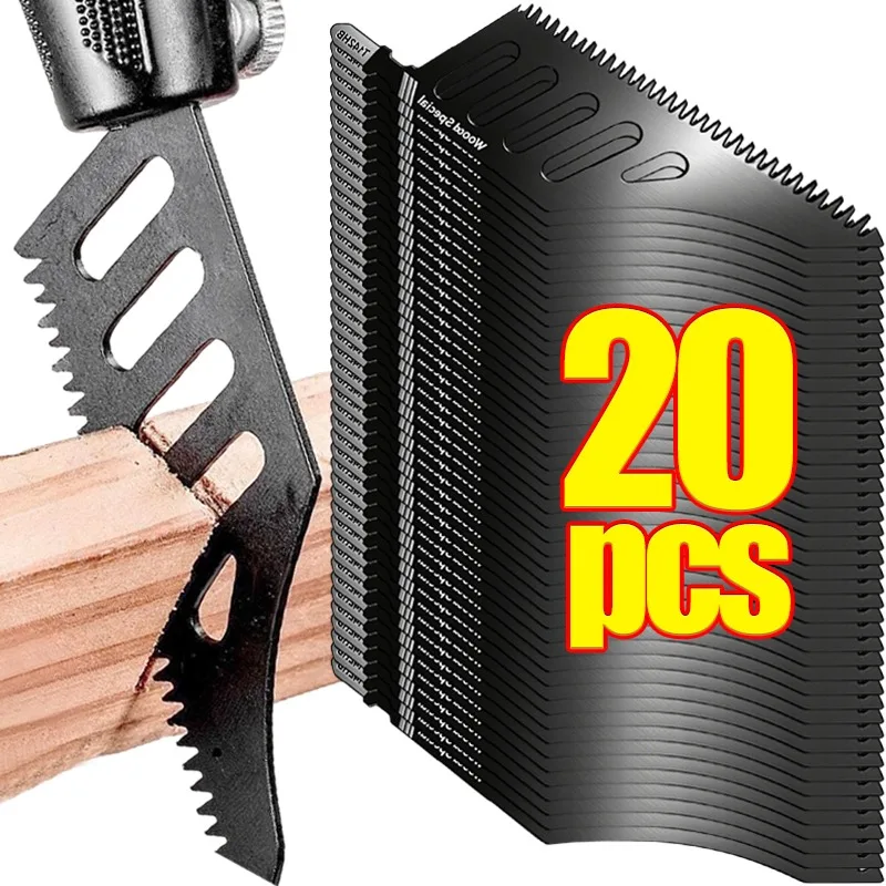 20-1x-laminas-de-corte-de-serra-de-vaivem-niveladas-com-haste-em-t-resistente-dentes-substituiveis-para-madeira-aluminio-espacos-apertados-ferramenta-de-corte-de-precisao