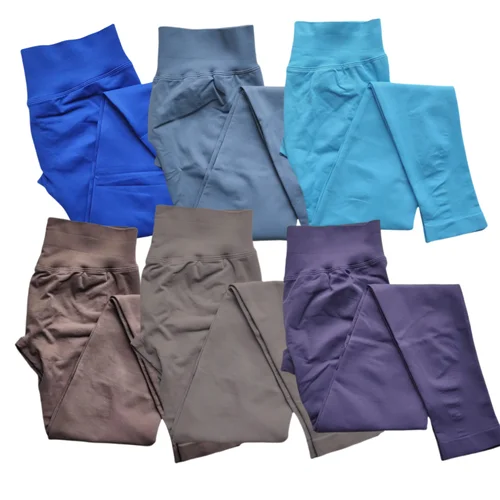 Nuevos pantalones de Yoga transpirables de alta elasticidad, pantalones sin costuras para mujer, pantalones de Yoga de cintura alta y caderas, pantalones de Yoga para Pilates, pantalones de Fitness para montar en verano