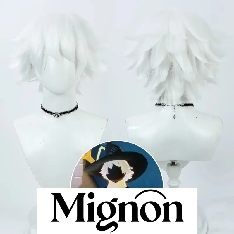 

Парик для косплея ведьмы белый с шипами, подарок на Хэллоуин