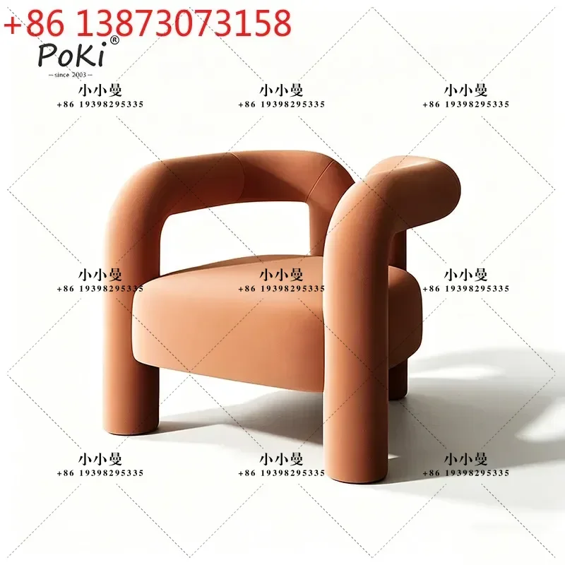 Home Living Room Lazy Creative Personality Minimalist Commercial Office Reception Leisure Single Chair