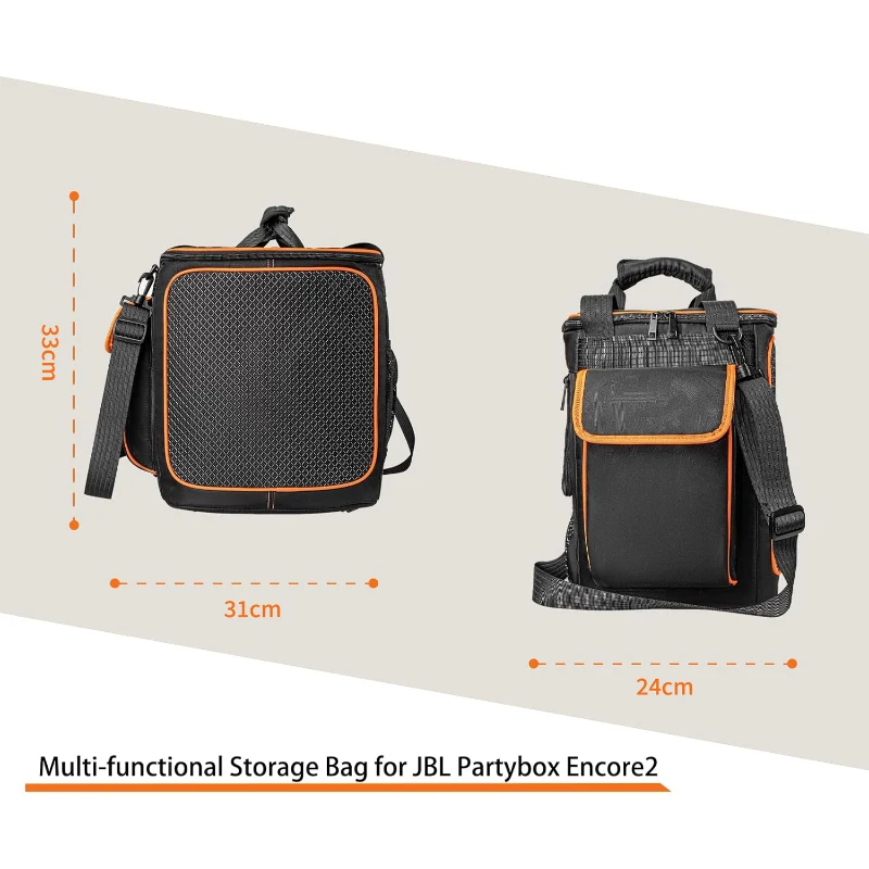ZOPRORE JBL PartyBox Encore 2 スピーカーボックス用保護収納バッグ、JBL PartyBox Encore2 gen トラベルキャリングケース用ポータブル