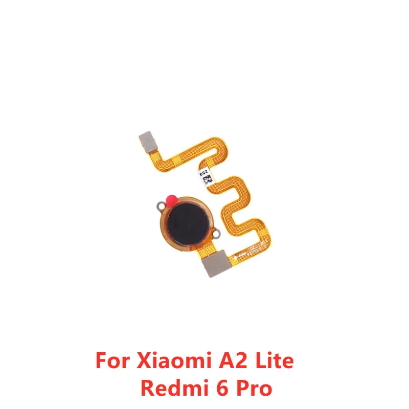 

For Xiaomi Mi A2 lite Fingerprint Ribbon Identification Touch ID Sensor Home Menu Button Flex Cable For Redmi 6 Pro