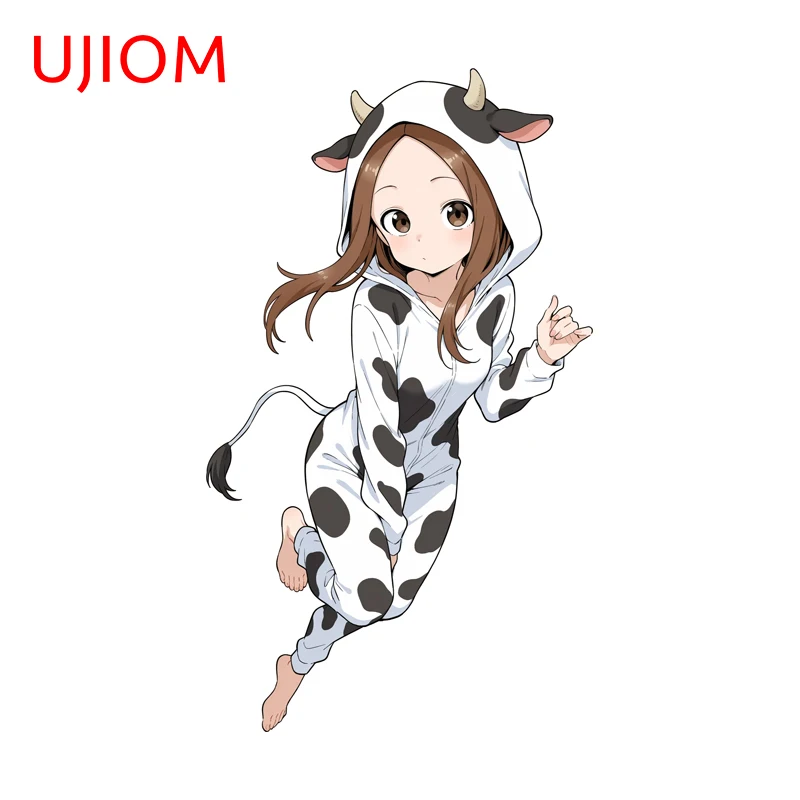 UJIOM Takagi San Cow Suit Wall Sticker Attractive Exquisite Attractive Unique Versatile Edgy Decal Waterproof Vinyl Material