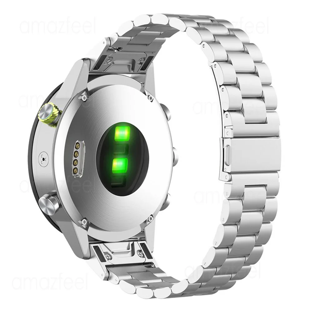 Roestvrij Stalen Horlogeband Voor Garmin Fenix 8 47 Mm Metalen Band Voor Garmin Fenix 7/6/5 Quick Fit Armbanden Forerunner 965 955 Band