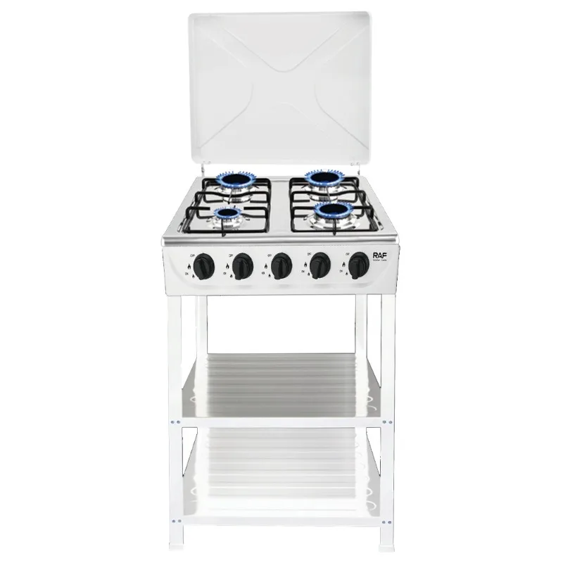 

Европейская вертикальная газовая плита с 5 конфорками и полкой