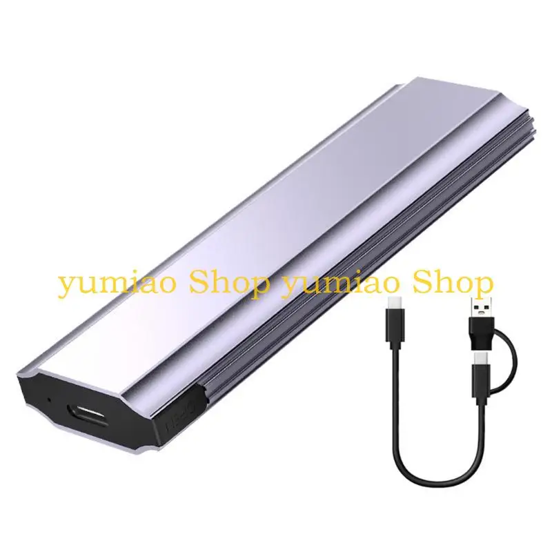 587B Convenient M.2 /NVME Disk Enclosure USB3.1 Gen 2,Metal Shell Optimals Cooling for Safe Transport External Case