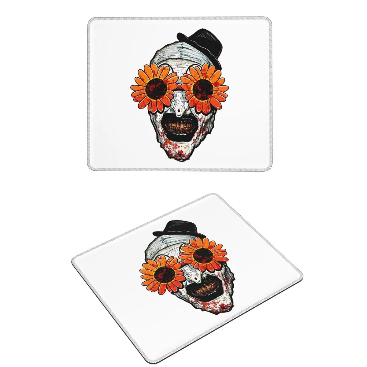 

Art The Clown Terrifier 2, солнцезащитные очки с подсолнухом, коврик для мыши, компьютерная клавиатура, коврик для мыши, геймерский ПК, ноутбук, настольный коврик, настольные коврики