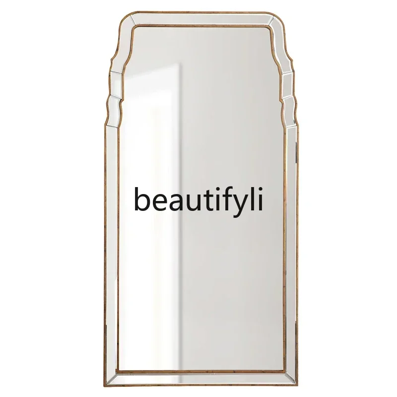 SS ss7486 Bedroom vanity mirror vanity table mirror wall hanging bathroom dining room decorative mirror simple European style