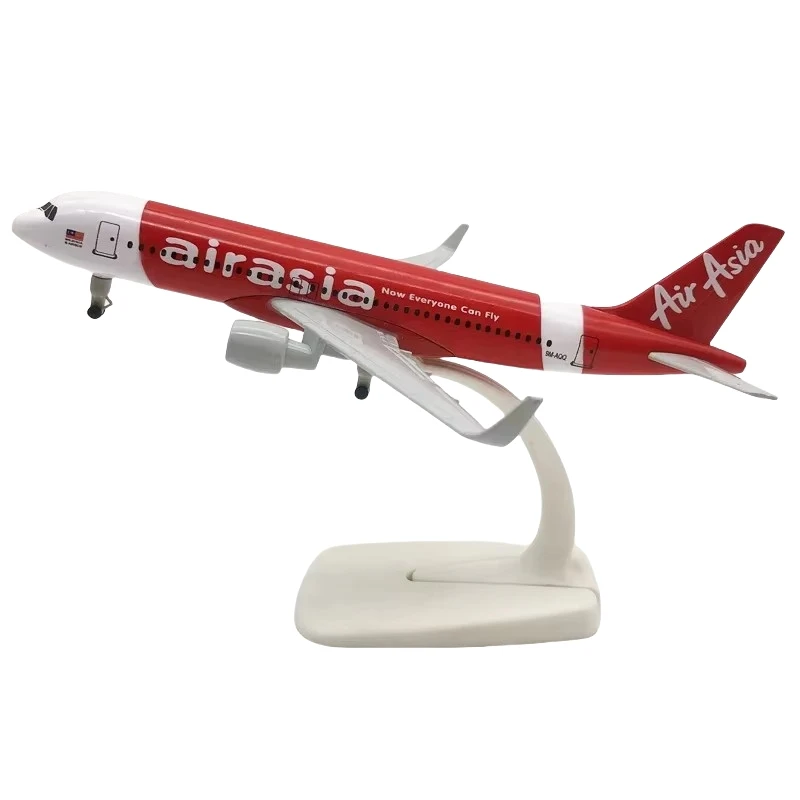 

20CM A320 Series Airbus 1/400 Scale 320 Die-cast Metal Aircraft Model with Stand Alloy Model Kit Aviation Enthusiast Collectible