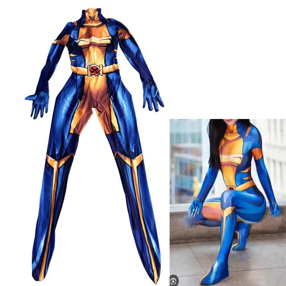 

Adults Halloween Female X-23 Laura Kinney Cosplay Costumes Superhero X-Men Zentai Suit Bodysuit Woman Party Jumpsuits