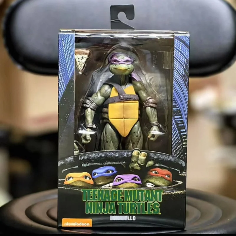 

Hot Anime Turtles Mutants Teenagers Neca 7-Inch Raphael Donatello Michelangelo Action Figure Model Limited Edition Fans Gift