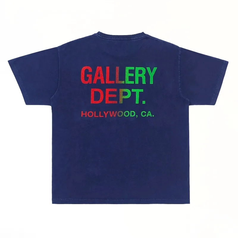 Gallery Dept gradual change letter print short sleeve Tee