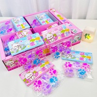 1 Bag Cat Paw Squishy Fidget Toys Soft Cute Cat Claw Slow Rebound Pinching Decompression Stress Relief Relax Toys for Kids Gifts