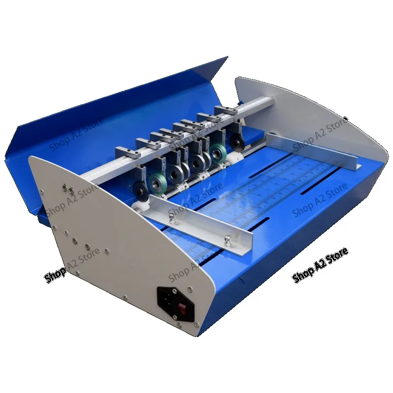 Indentation machine: electric dotted dot line meter-thread cutting for cover and business card indentation