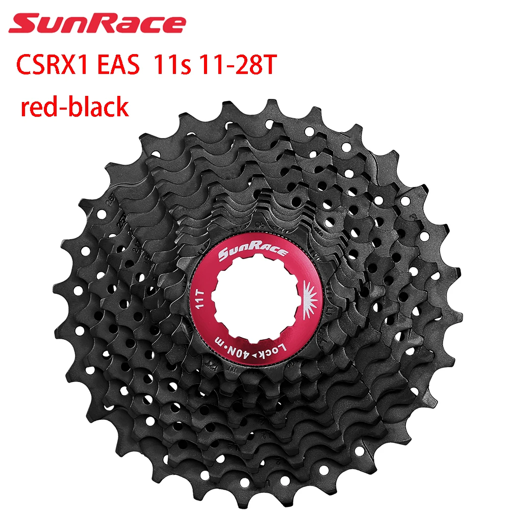 SUNRACE 11-Gang CSRX1 EAV EAS EAW EAU 11-28/32/36T Fahrradkassette Rennradkassette für HG Fahrradanschluss – Detail 1