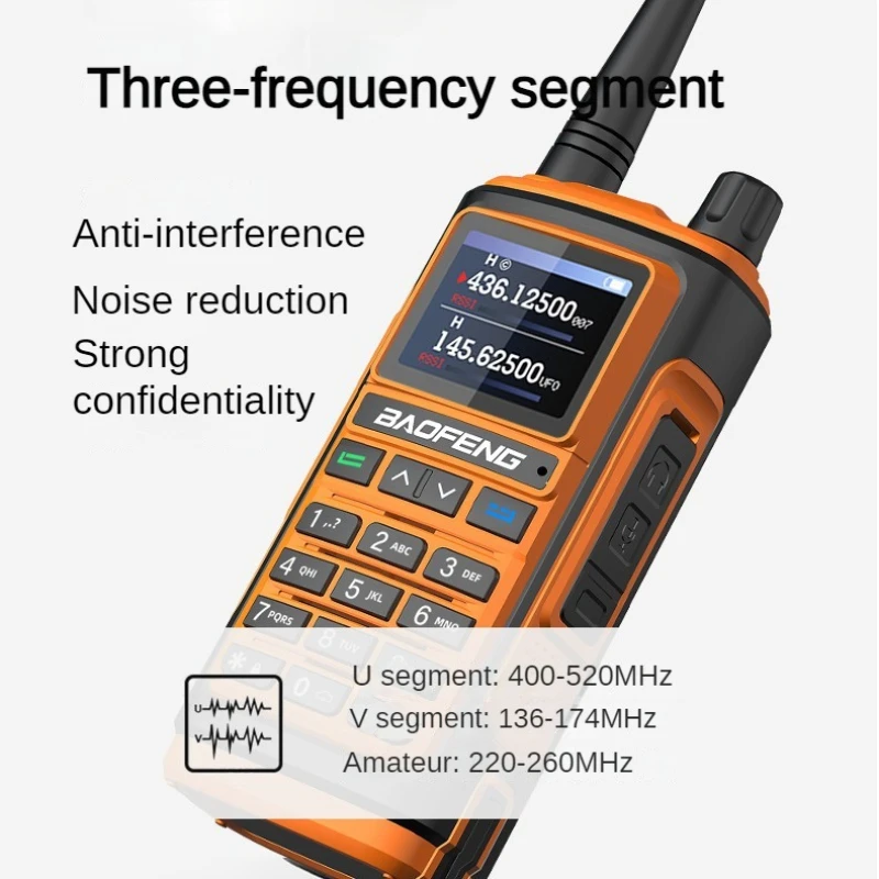 2024 NEW Baofeng UV-17L Two Way Radio Walkie Talkie Long Range Ham 10W UHF VHF 1000 Channels One-click Frequency Matching