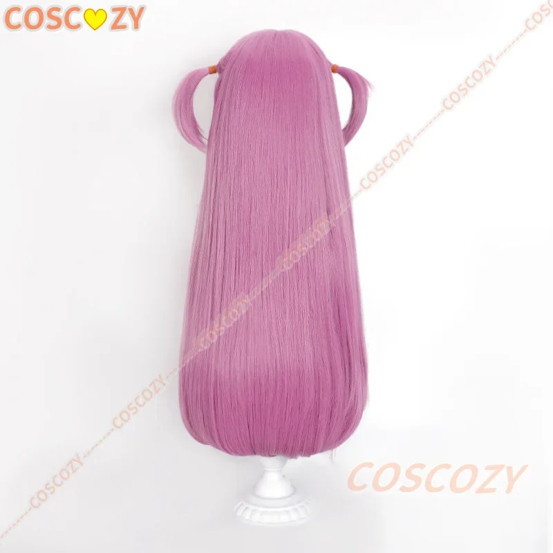 CosplayAnime Summer Pockets Cosplay Wig Long Purple Hair Halloween Party Woman Girls Role Play Wigs view 4