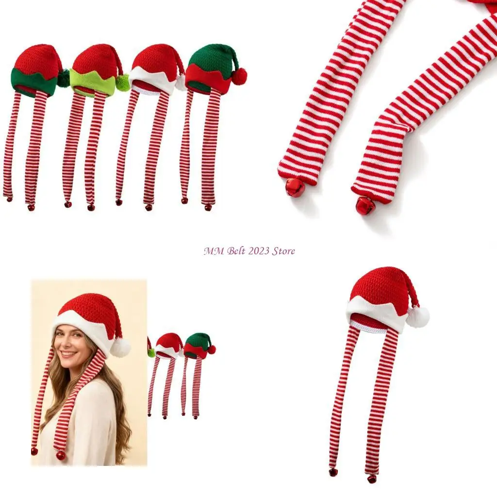 49ME Whimsical Elf Legs Acrylic Hats Adjustable Stretch For Parties Travel Use