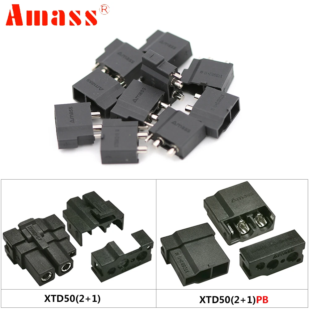 

5 пар/партия, разъемы Amass XTD50(2 + 1) XTD50(2 + 1) DC500V 45A