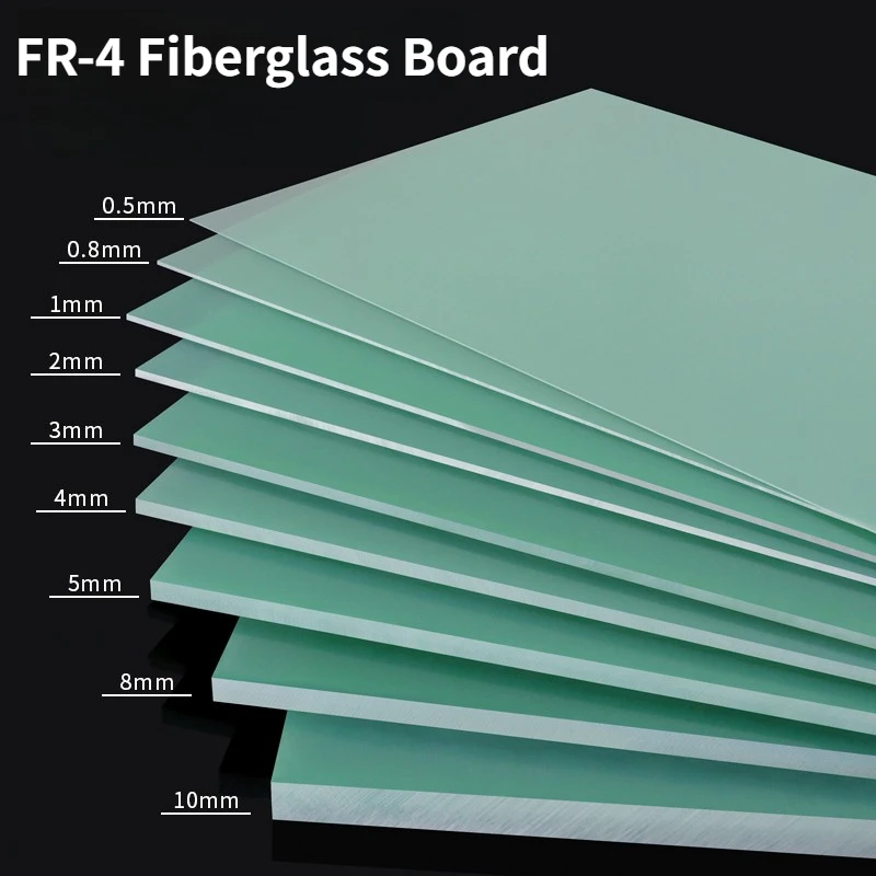 FR4 Glass Fiber Board Water Green Epoxy Resin High Temp Insulation Sheet Thin Industrial 100X100 150X150 200X200 300X300mm