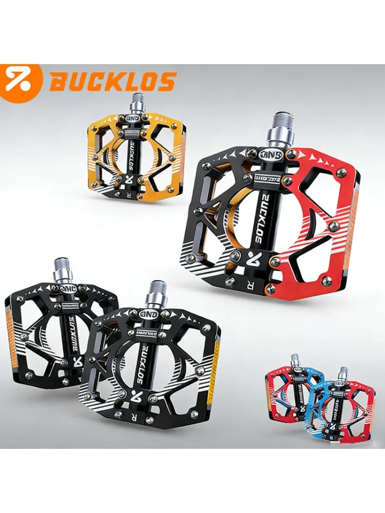 AliExpress BUCKLOS Bicycle Pedal CNC Aluminum Alloy Mountain Bike Flat Pedals Durable Sealed Bearing Bicycle Flat Pedal Cycling Parts