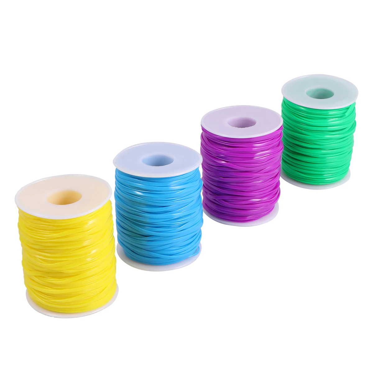 

4 Roll Flat Belt Braided Wrapping Strip Packing Strap DIY Craft B Decorative Home Factory Eco PVC Durable Safe Gifts