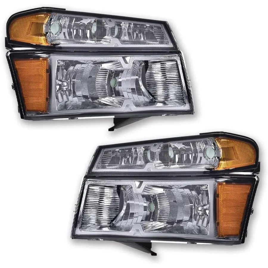 

Headlight Assembly Compatible with 2004-2012 Chevy Colorado 0412 GMC Canyon 06 Isuzu i280 i350 20072008 Isuzu i290 i370 Smoke Le