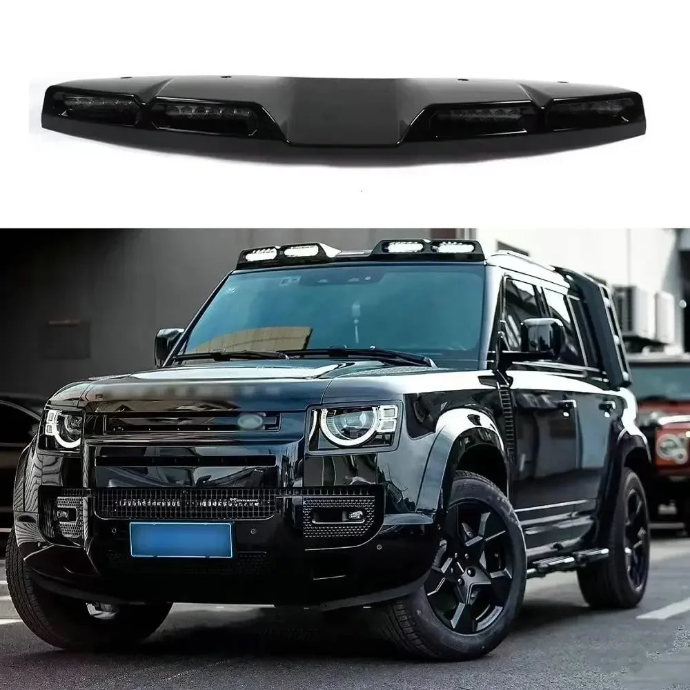 For Land Rover Defender 90 110 2020-2023 Light Model Roof Light Strip with LED Daytime Running Light