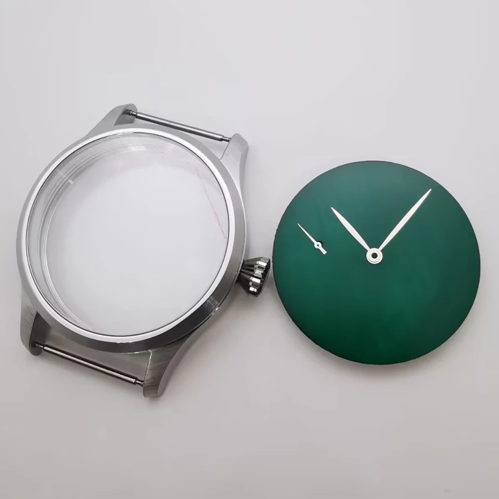 42mm-brushed-sapphire-glass-blank-scaleless-dial-case-hands-fit-eta6497-st3600-6498-st3621-movement