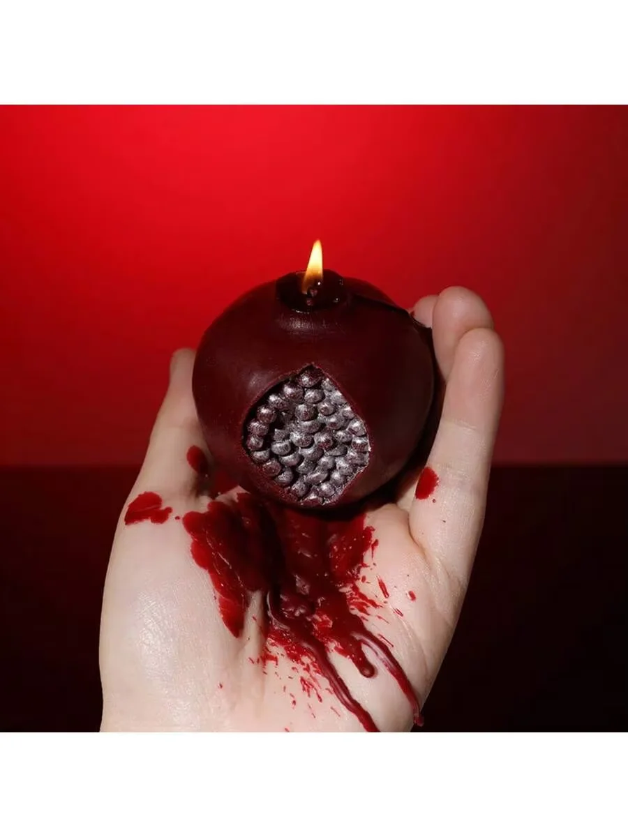 Home Fragrance Wax Melts - 低融点ワックスの香り付きキャンドル、赤いザクロの香り、心に響く香りで室内の雰囲気を演出