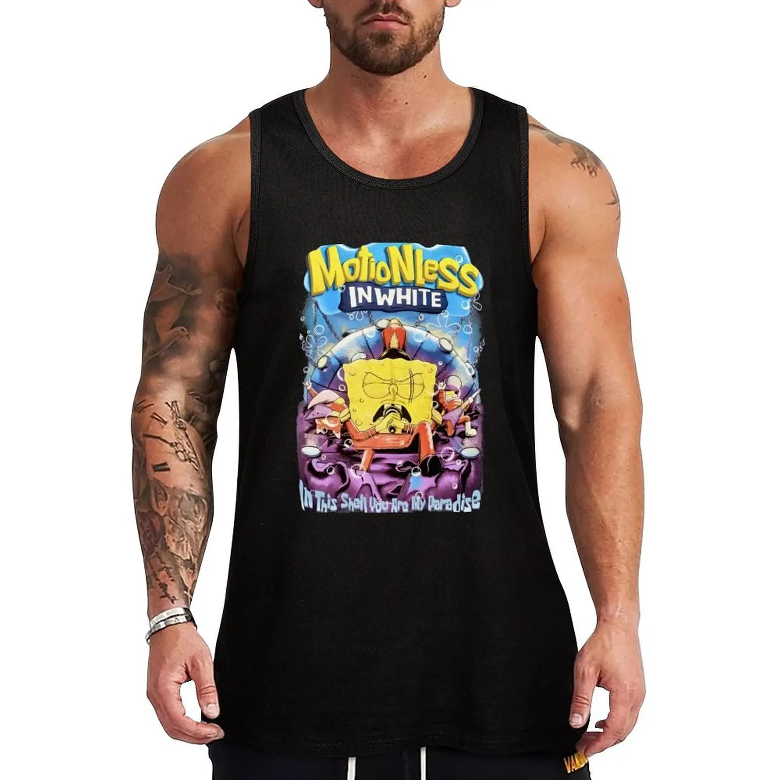

Motionless In White 90s Tank Top Gym clothes men clothing Man summer clothes Muscle fit