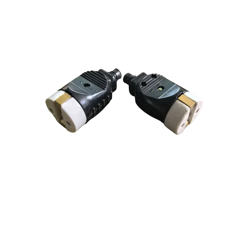 2PCS/lot Electric Kettle Parts Plug Head for  Handy Steam Sterilizer Pot 250V 10A