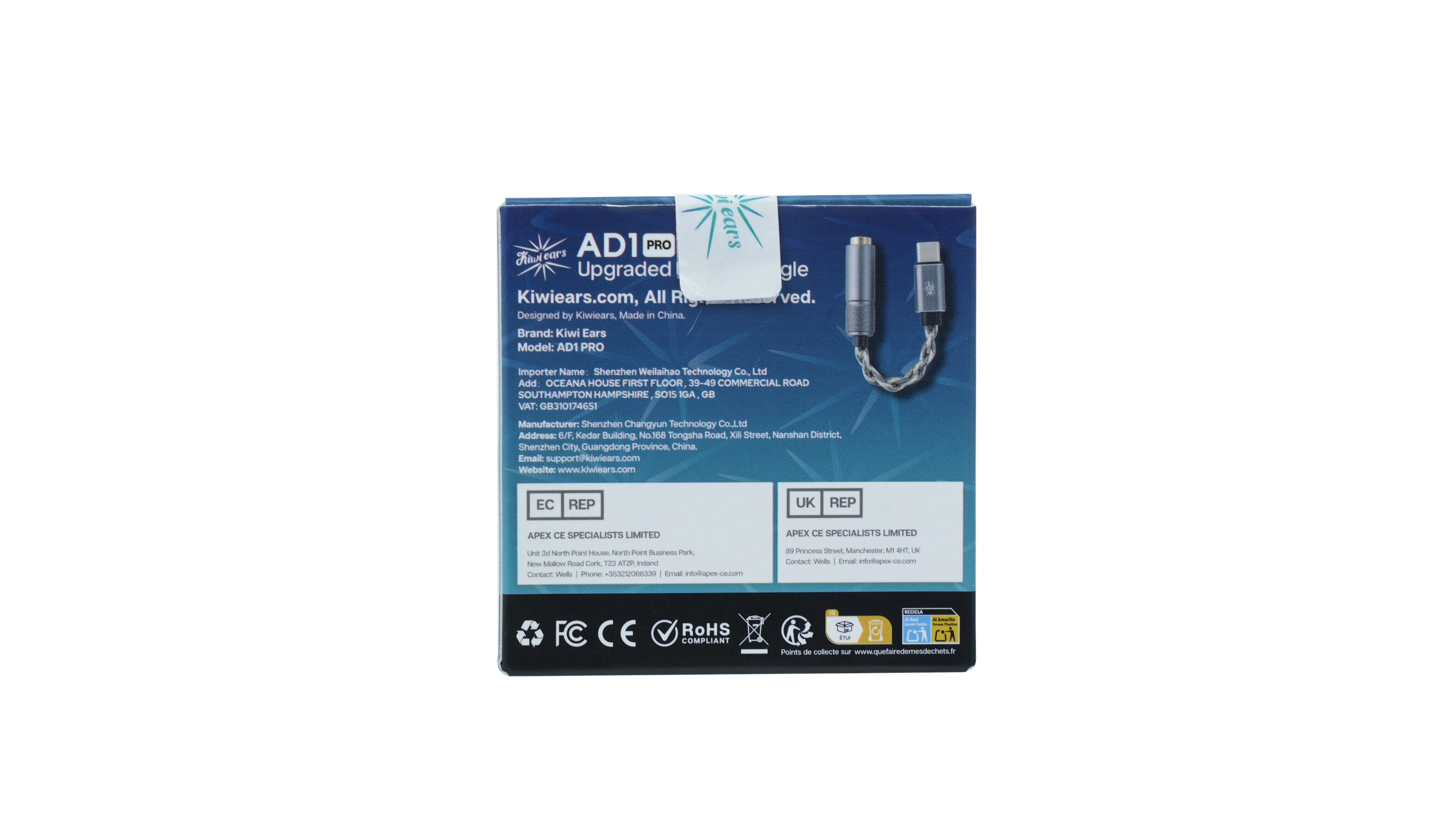 Kiwi Ears AD1 Pro Verbesserter USB-C Dongle mit Höherer Leistung, Geringerer Verzerrung & Plug-and-Play-Kompatibilität – Detail 20