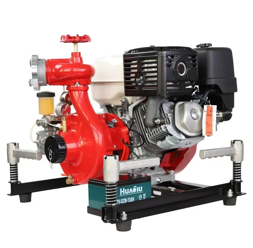 High quality firefighting equipment gasoline portable fire fighting pump with Honda engine