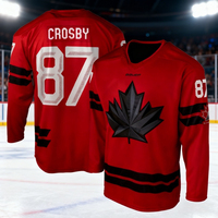 Hot Selling McDavi Nikita Kucherov Ice Hockey Shirt 2025 4-Nation Nhl Ice Hockey Shirt 3D Printed Fast Drying Long Sleeved