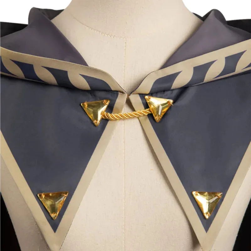 젤다: 왕국의 눈물 공주 코스프레 의상 망토 유니폼 여성용 할로윈 카니발 파티 변장복 Su EBb;4.f'7;j,3'